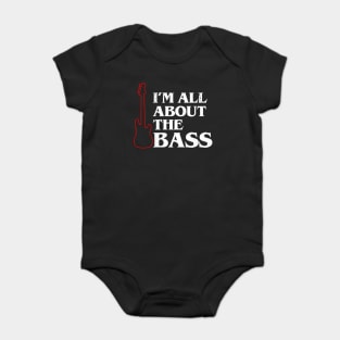 Funny Bass Guitar Bassist Slogan Gift For Bassist Bass Player Baby Bodysuit